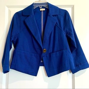 Anthropologie Blue Blazer Jacket